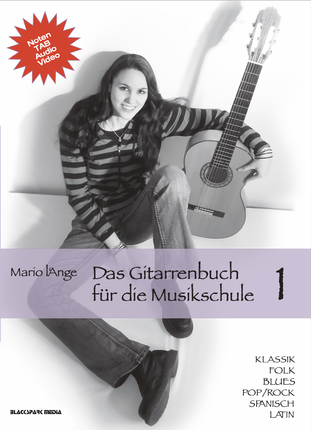 Gitarrenbuch für die Musikschule Mario l'Ange